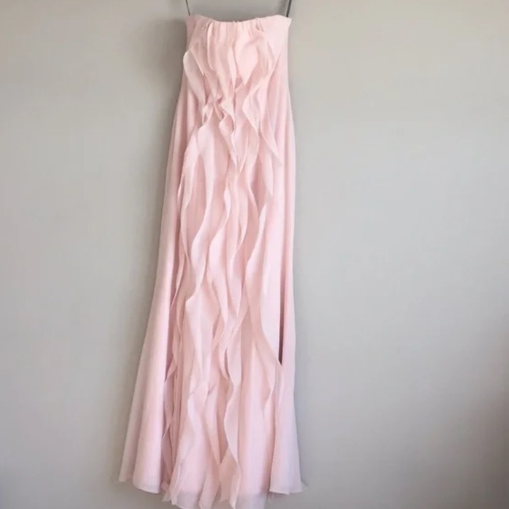 White by Vera Wang pink dress